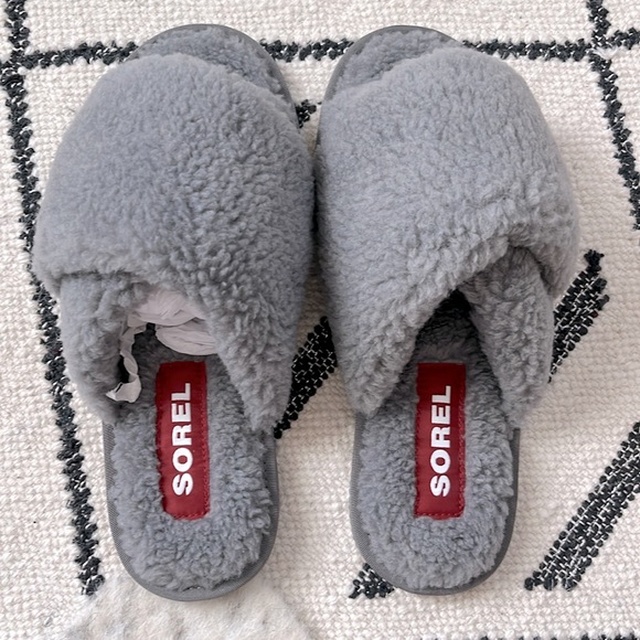 Sorel Women's Go™ Mail Run Slippers in Quarry Gray - Picture 1 of 8